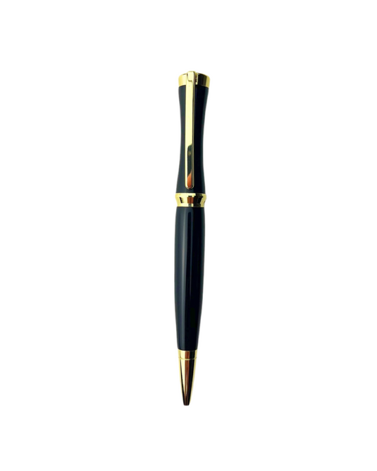 Handmade Black Executive Ballpoint Pen - Aspden & Co Limited Liability Company