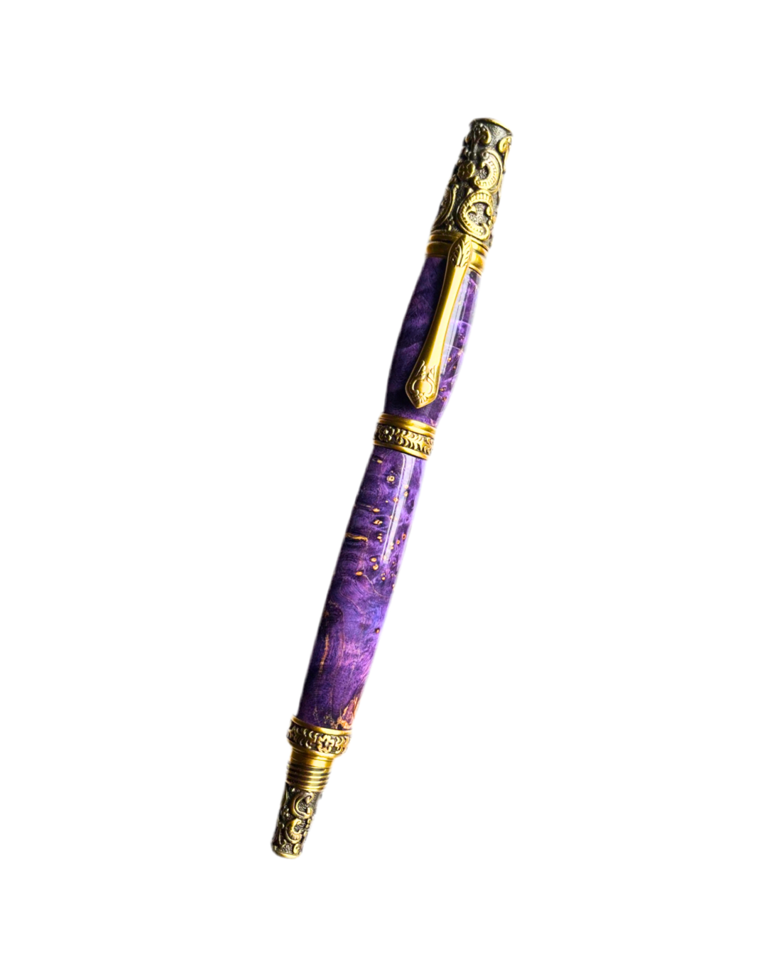 Purple Elder Wood Fountain Pen