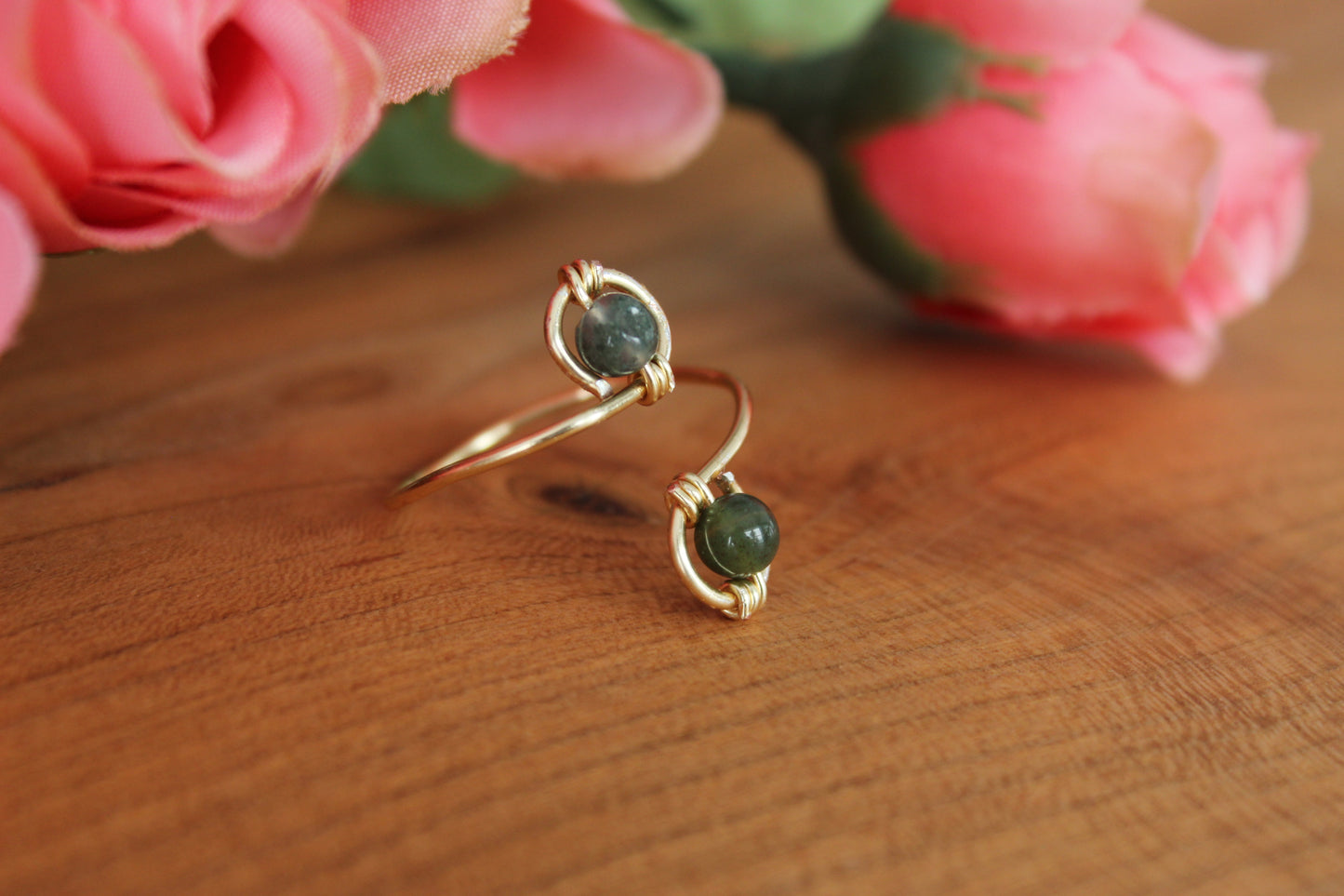 Gold Adjustable Wrap Ring - Aspden & Co Limited Liability Company