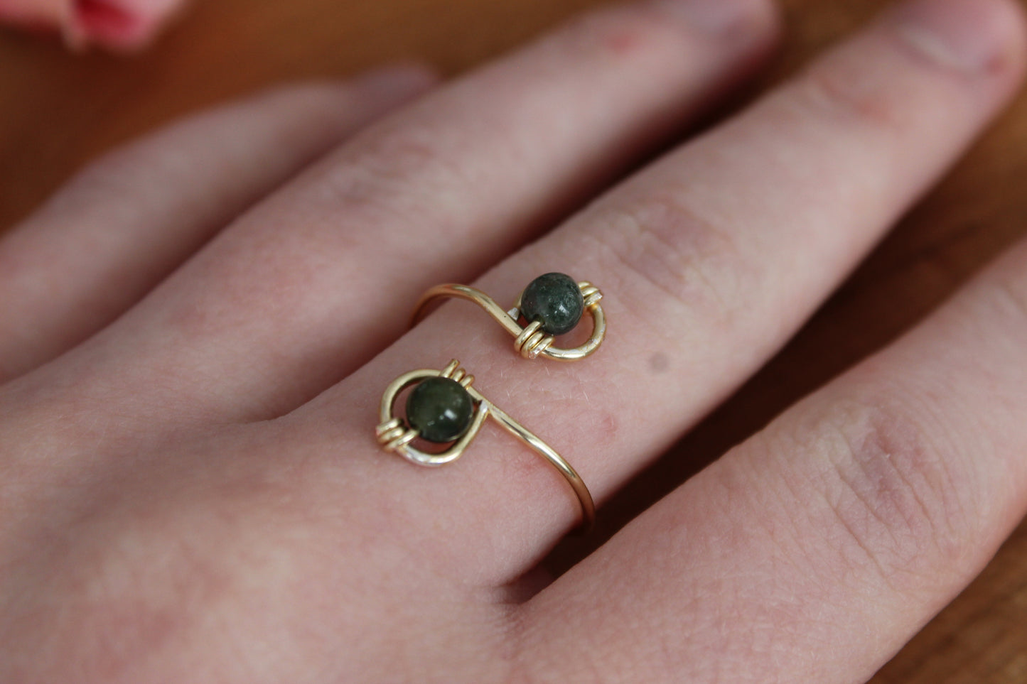 Gold Adjustable Wrap Ring - Aspden & Co Limited Liability Company