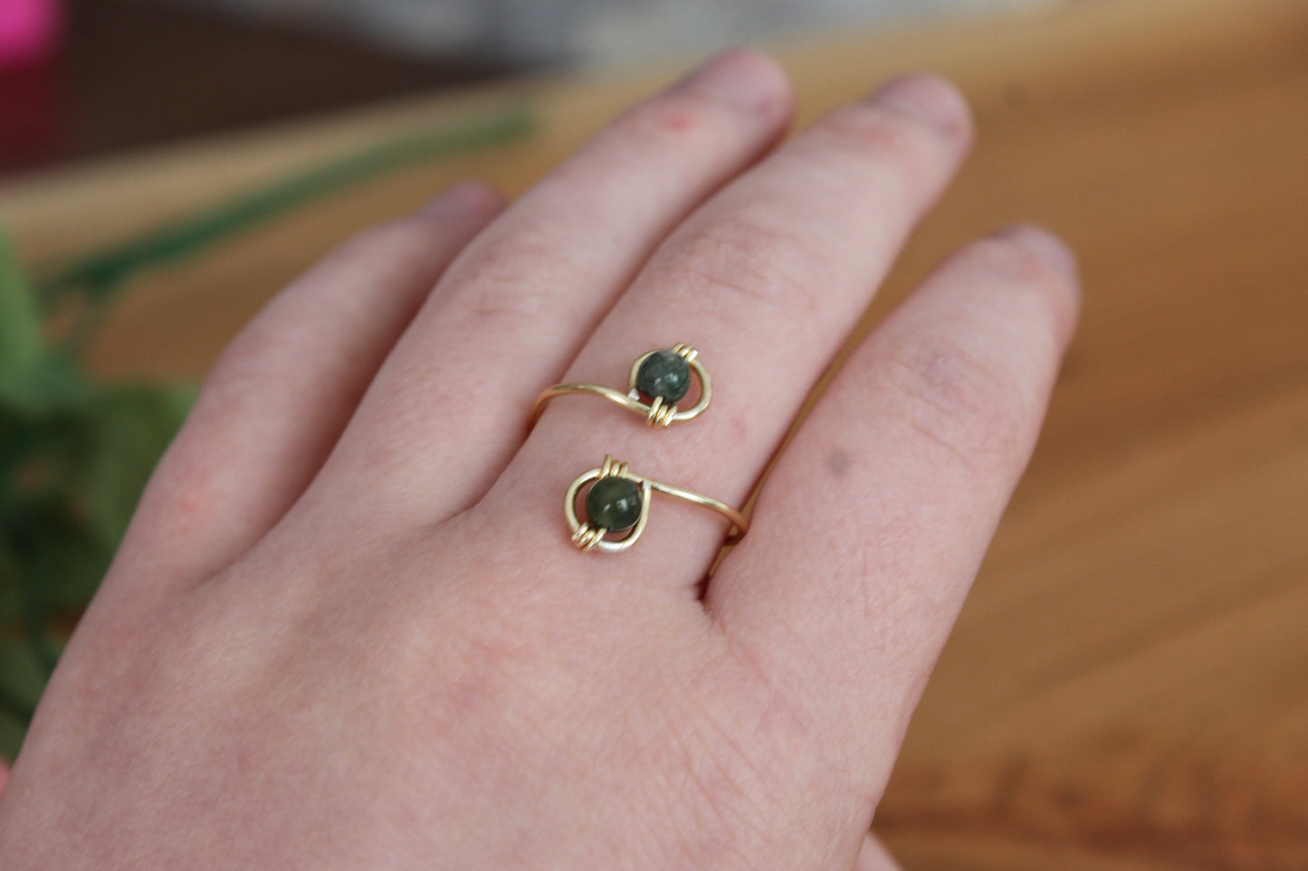 Gold Adjustable Wrap Ring - Aspden & Co Limited Liability Company