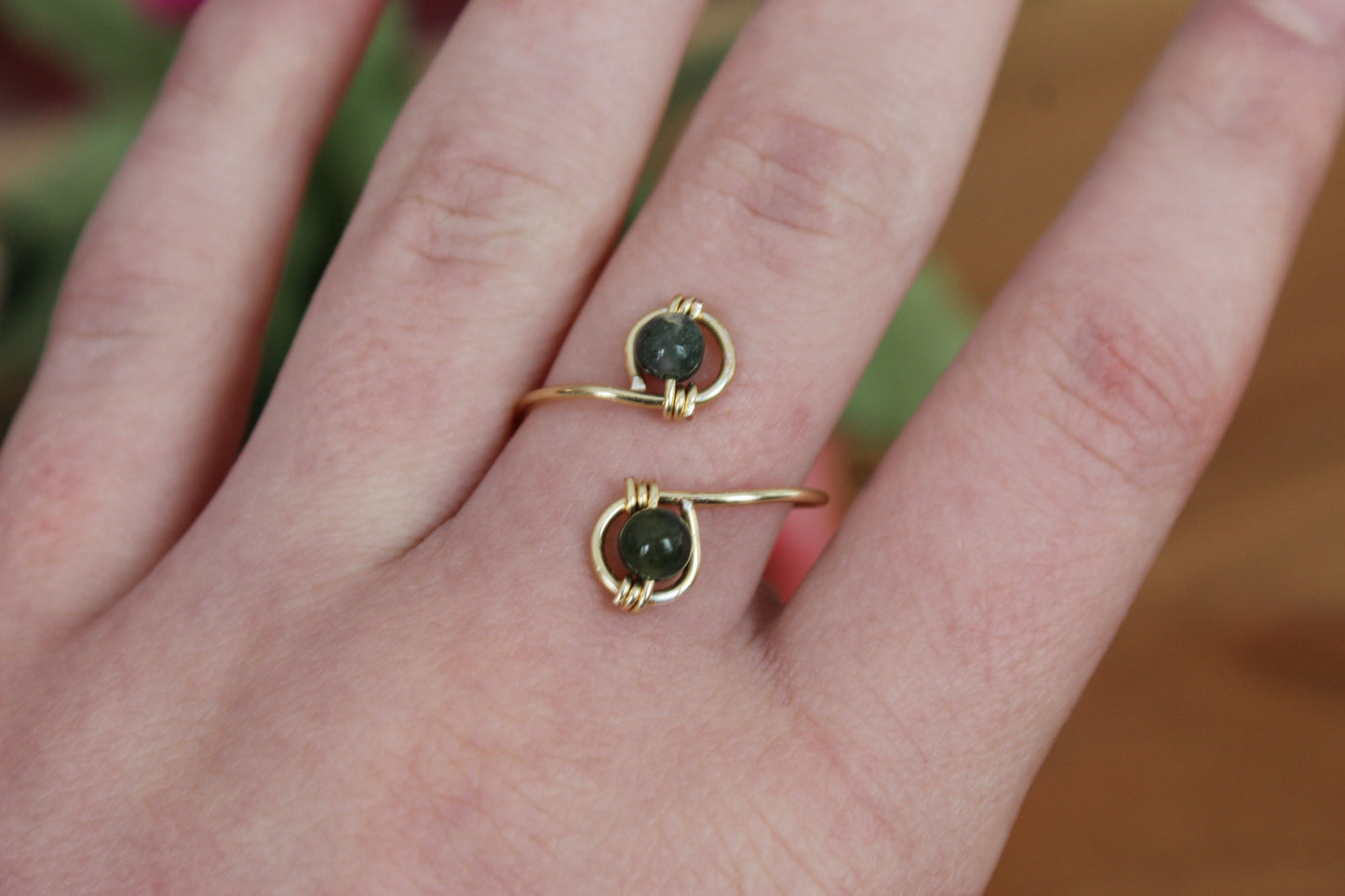 Gold Adjustable Wrap Ring - Aspden & Co Limited Liability Company