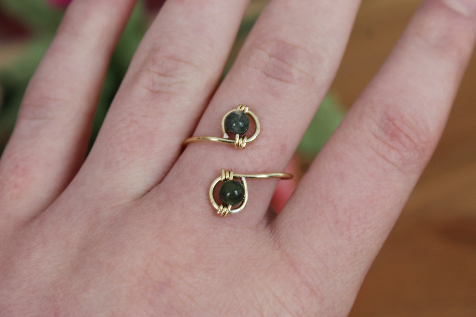 Gold Adjustable Wrap Ring - Aspden & Co Limited Liability Company