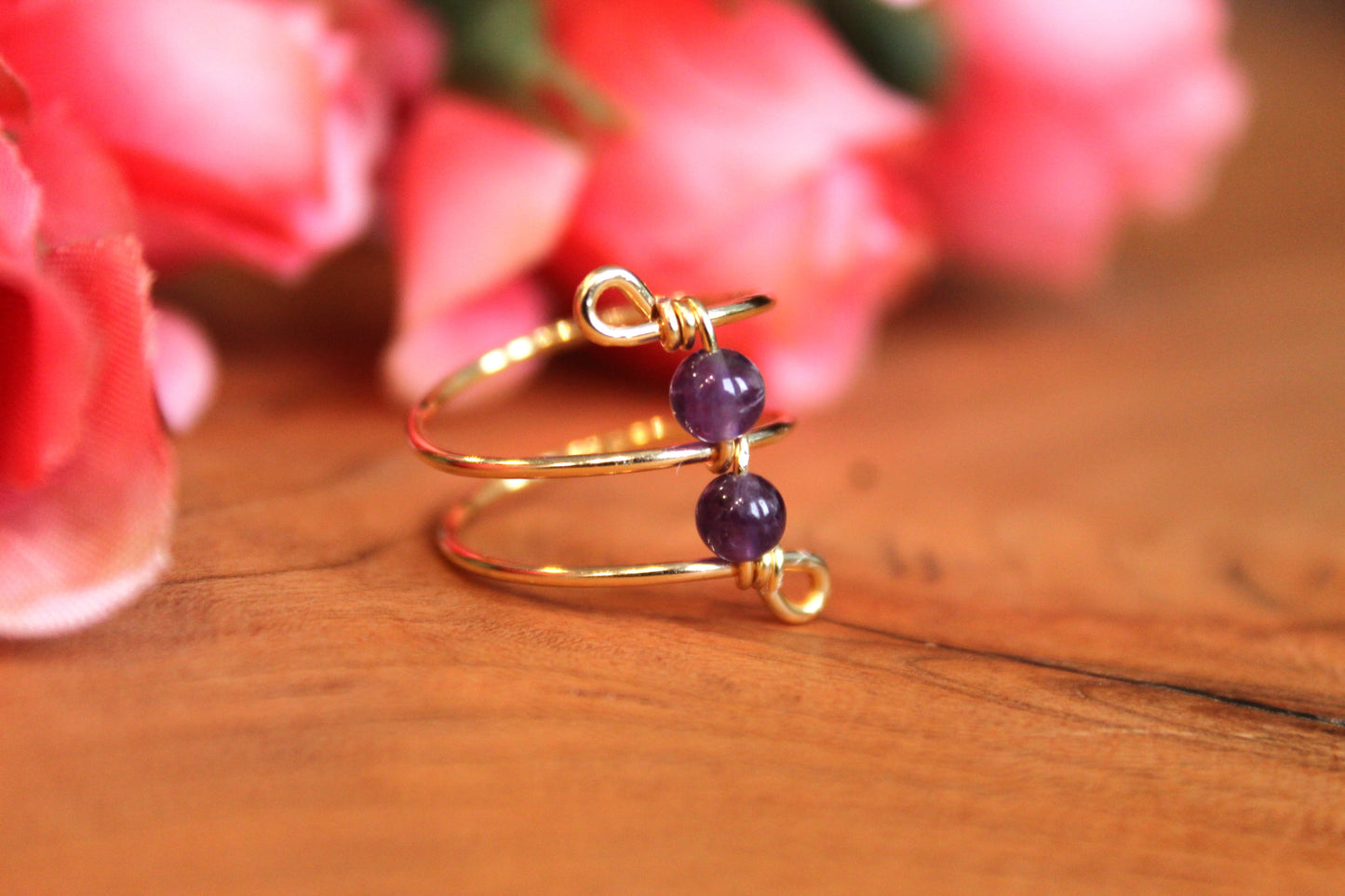 Gold Double Wrap Ring - Aspden & Co Limited Liability Company