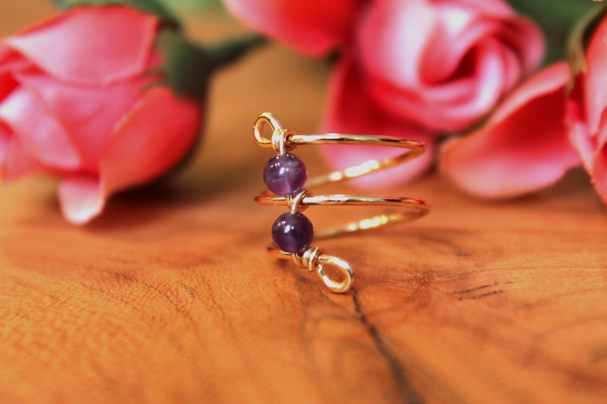 Gold Double Wrap Ring - Aspden & Co Limited Liability Company