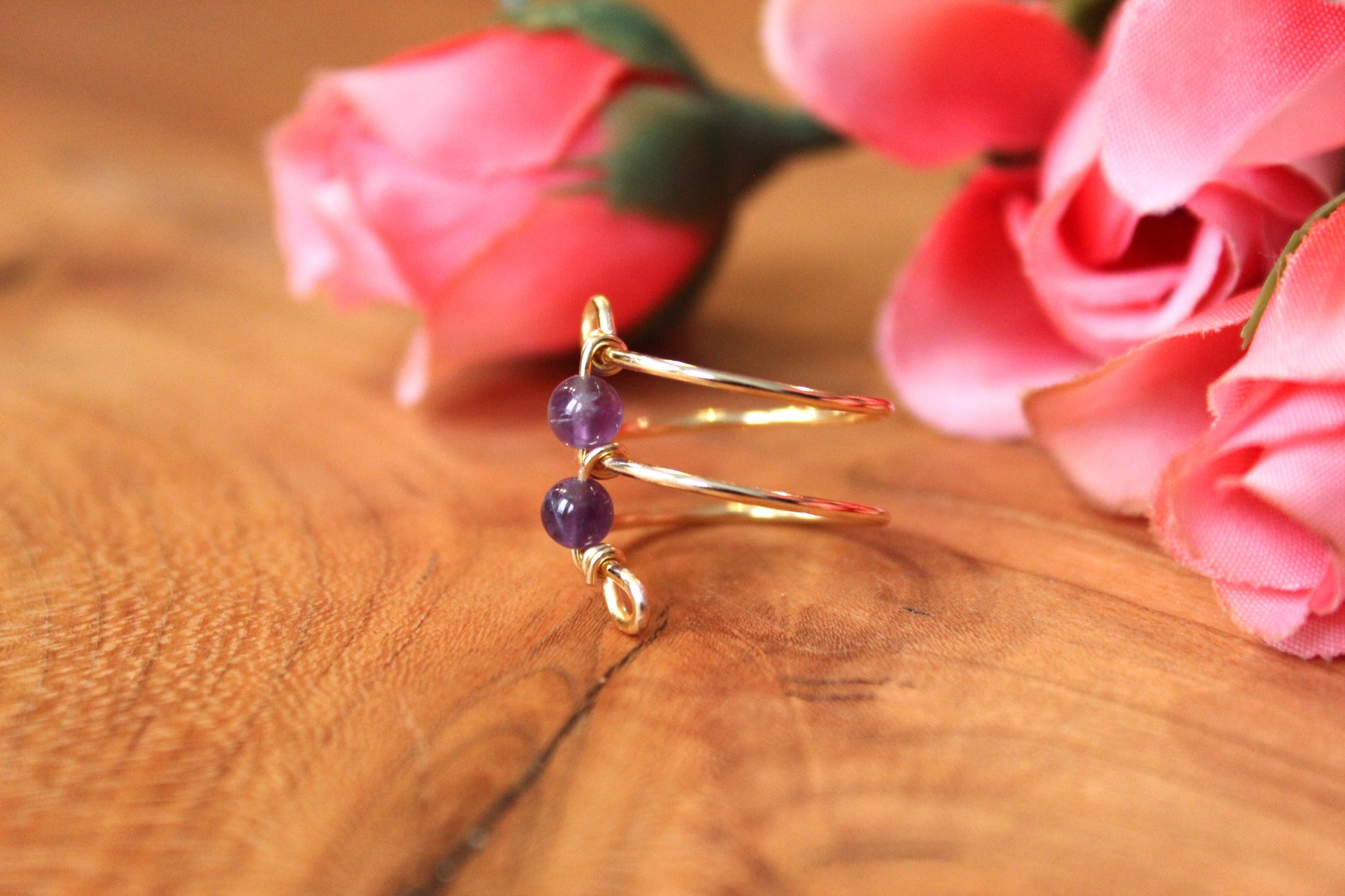 Gold Double Wrap Ring - Aspden & Co Limited Liability Company