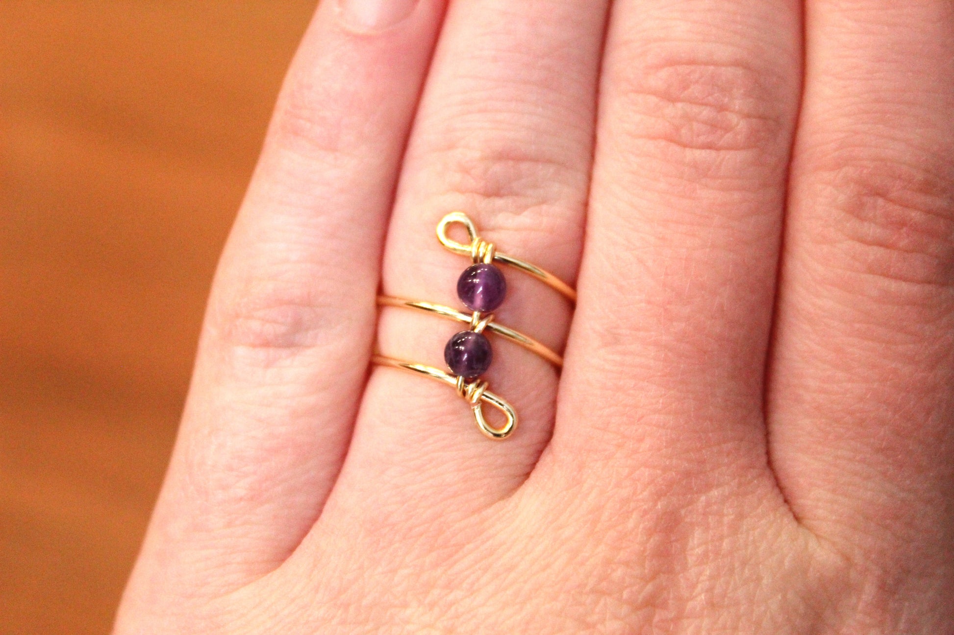 Gold Double Wrap Ring - Aspden & Co Limited Liability Company