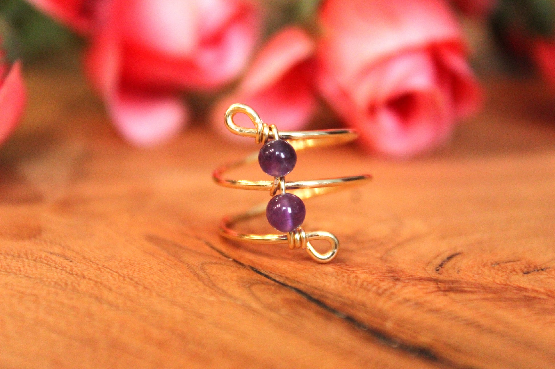 Gold Double Wrap Ring - Aspden & Co Limited Liability Company