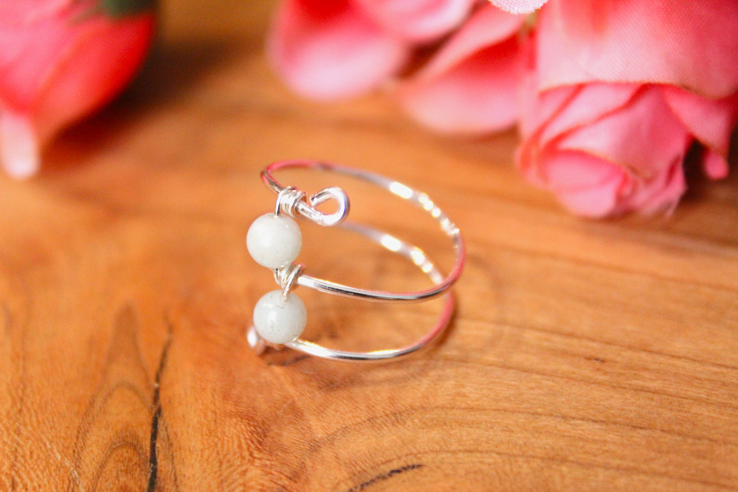 Silver Double Wrap Ring - Aspden & Co Limited Liability Company