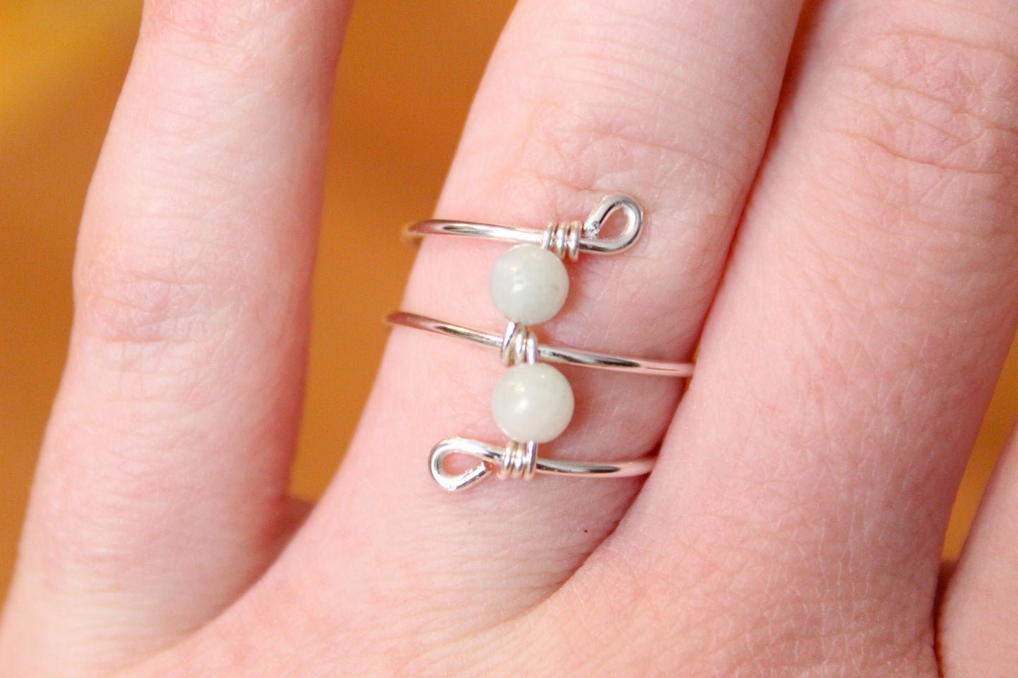 Silver Double Wrap Ring - Aspden & Co Limited Liability Company