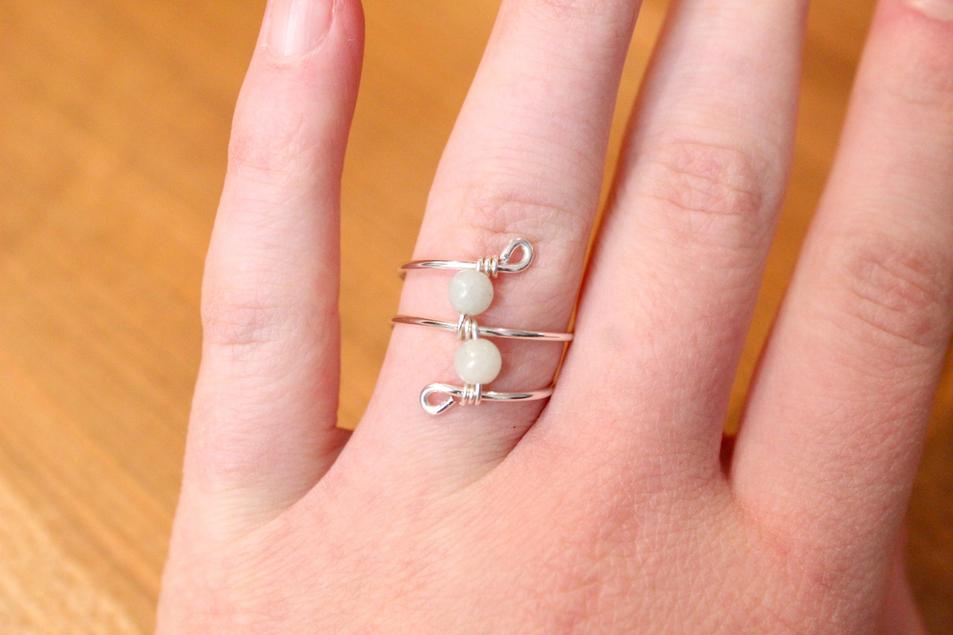 Silver Double Wrap Ring - Aspden & Co Limited Liability Company