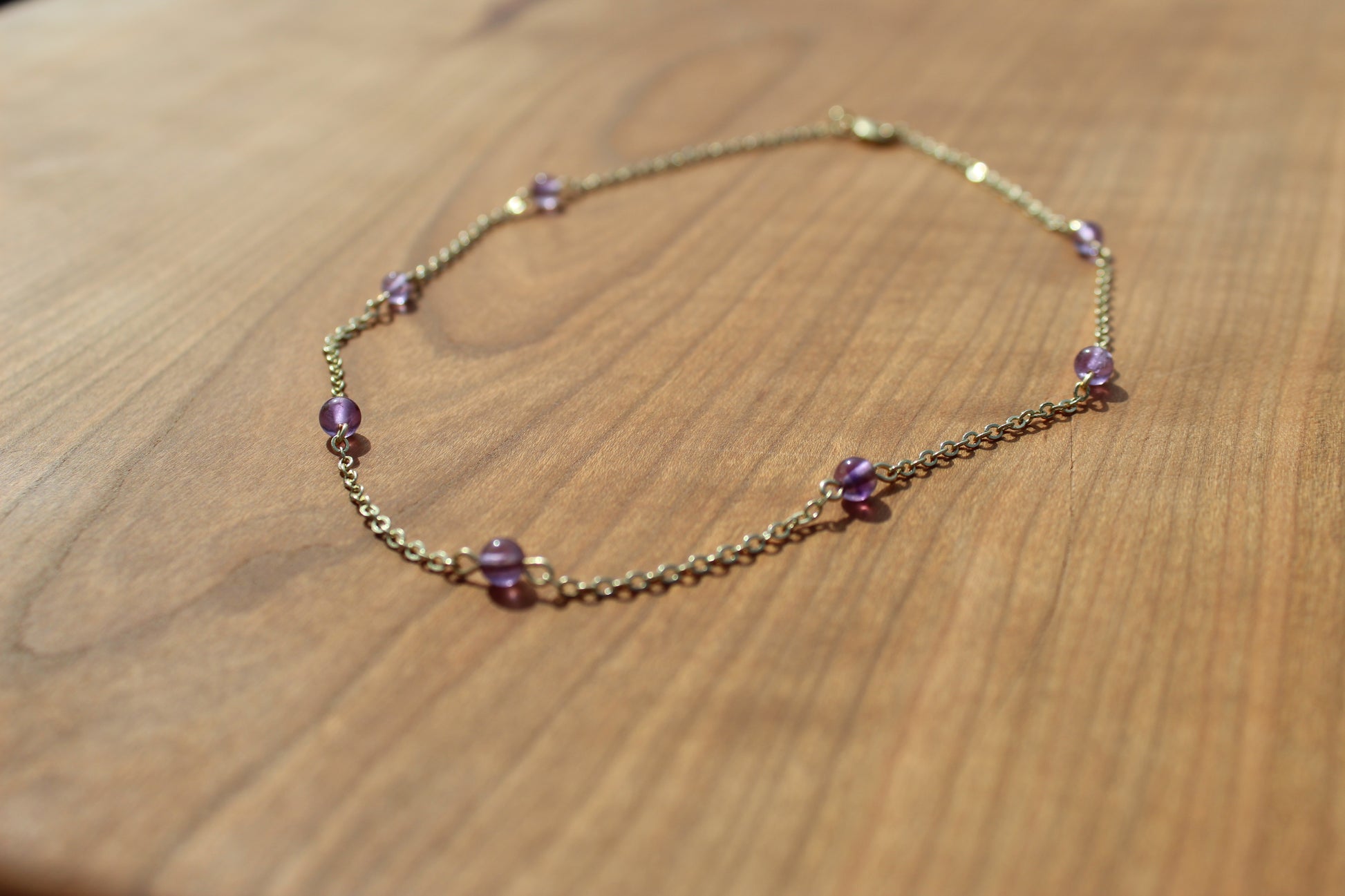 14k Gold Plated Beaded Necklace - Aspden & Co Limited Liability Company