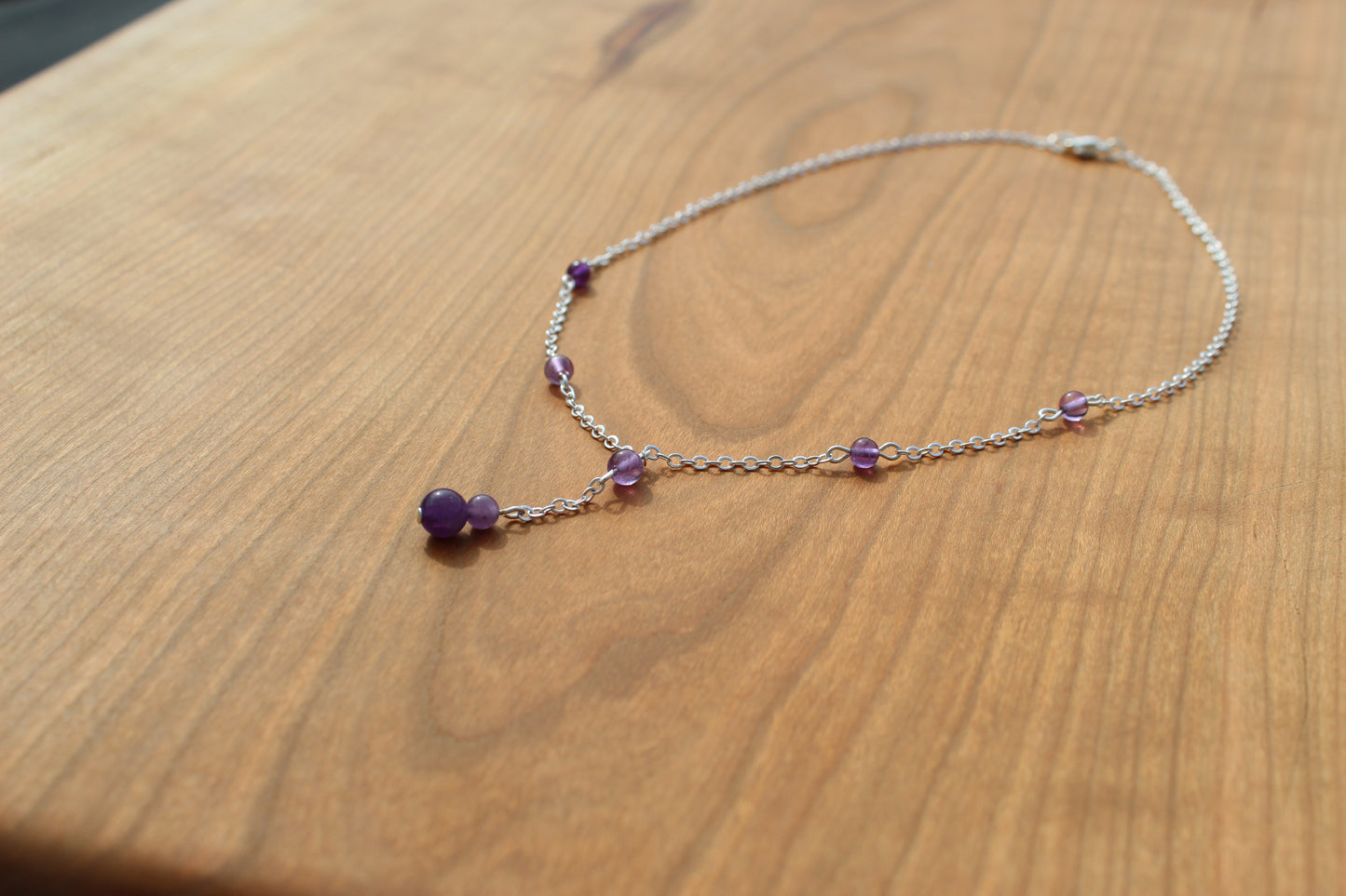 Silver Plated Y Drop Necklace - Aspden & Co Limited Liability Company