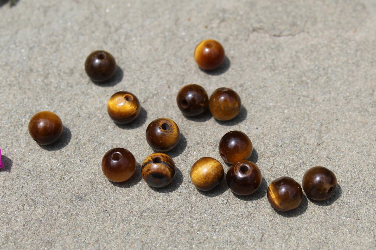 Silver Plated Tiger's Eye Drop Earrings - Aspden & Co Limited Liability Company