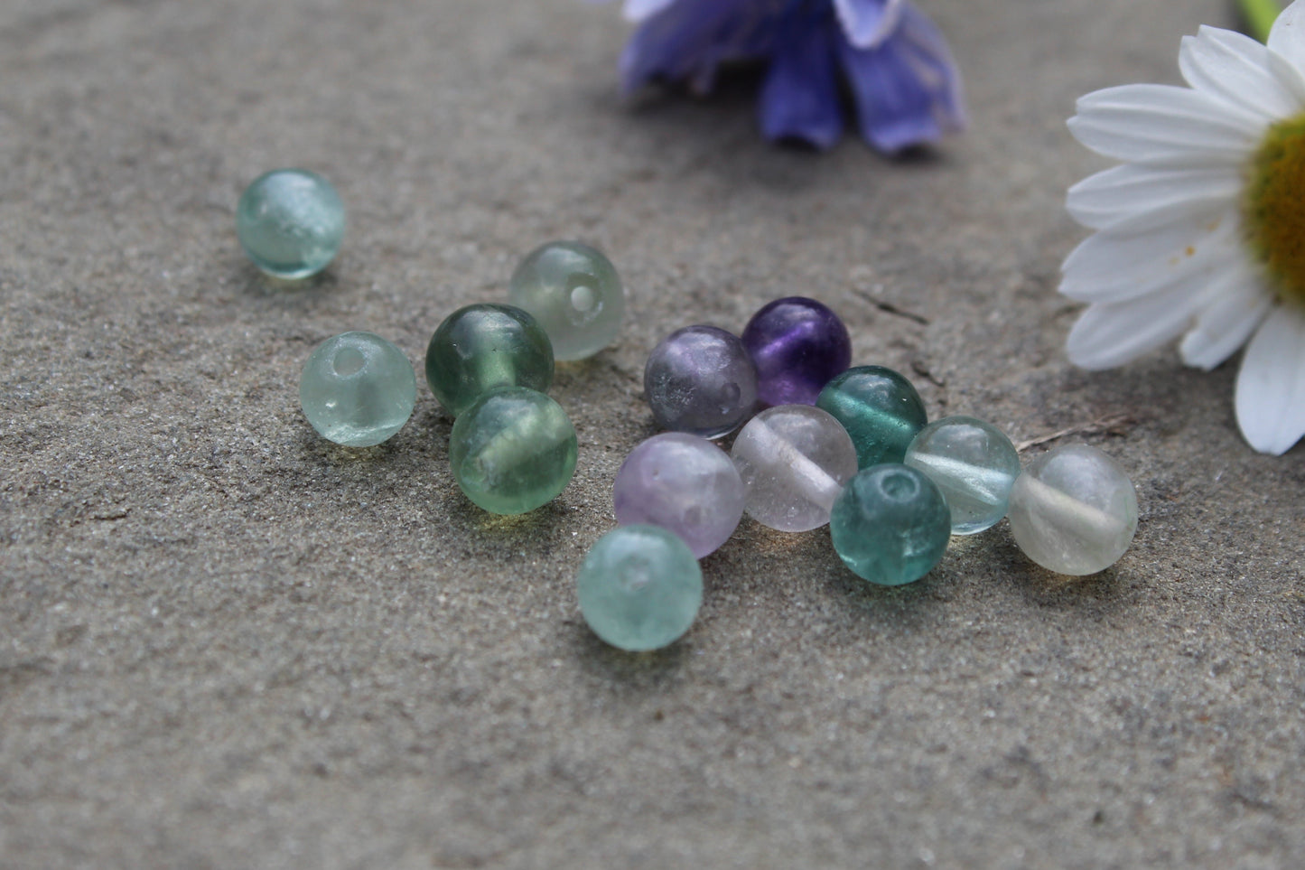 Silver Plated Fluorite Drop Earrings - Aspden & Co Limited Liability Company