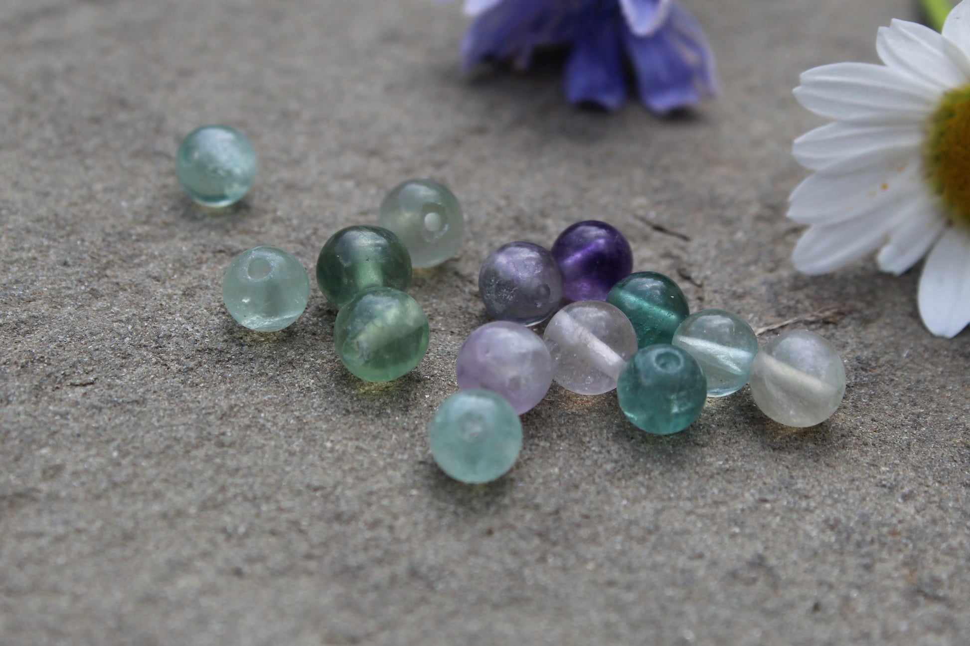 Silver Plated Fluorite Drop Earrings - Aspden & Co Limited Liability Company