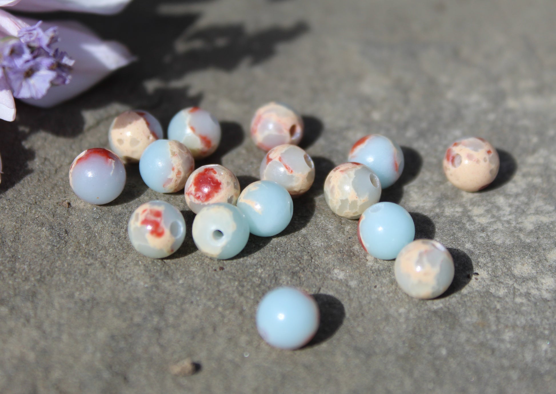 Silver Plated Impression Jasper Drop Earrings - Aspden & Co Limited Liability Company