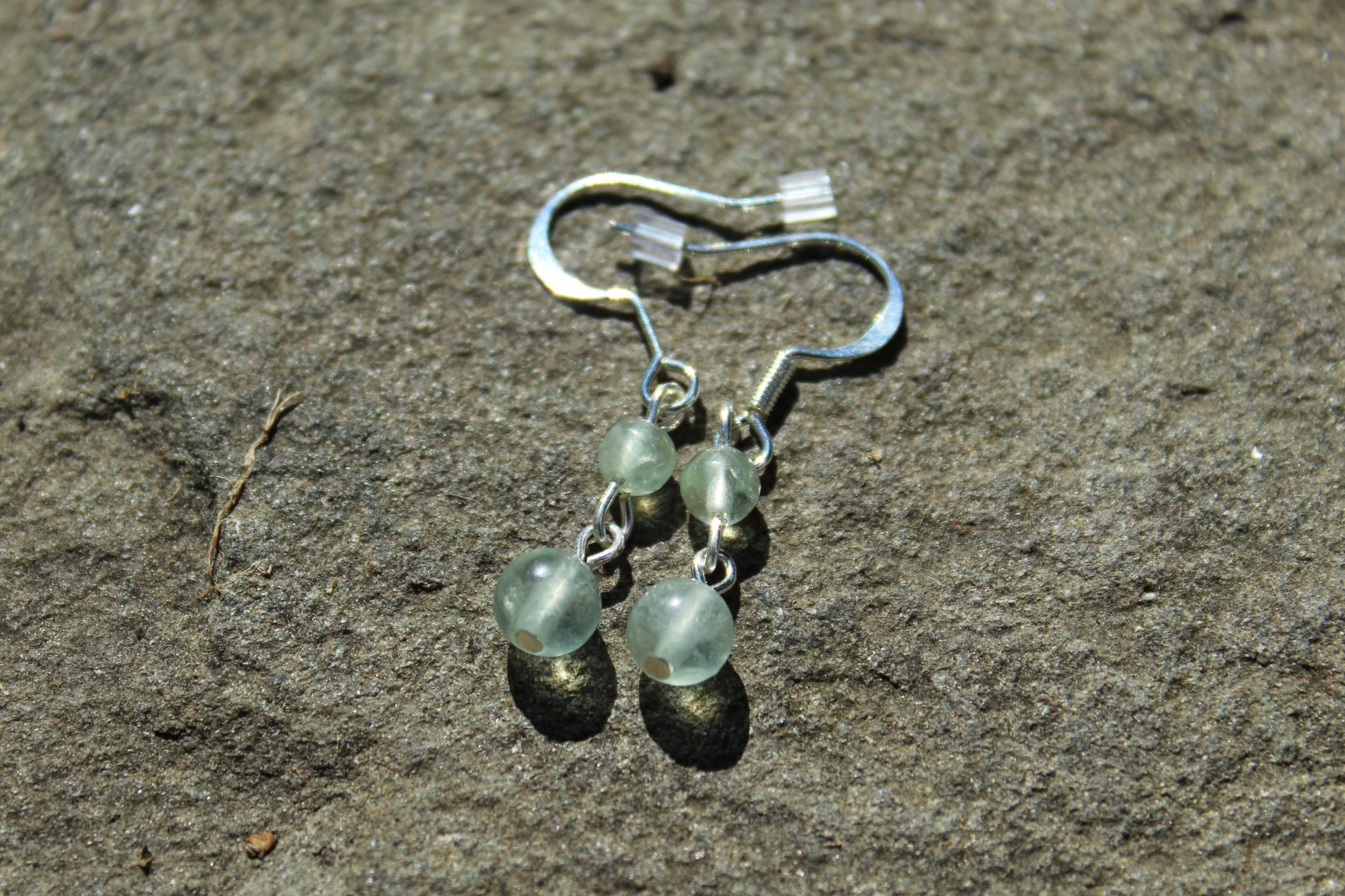 Silver Plated Fluorite Drop Earrings - Aspden & Co Limited Liability Company
