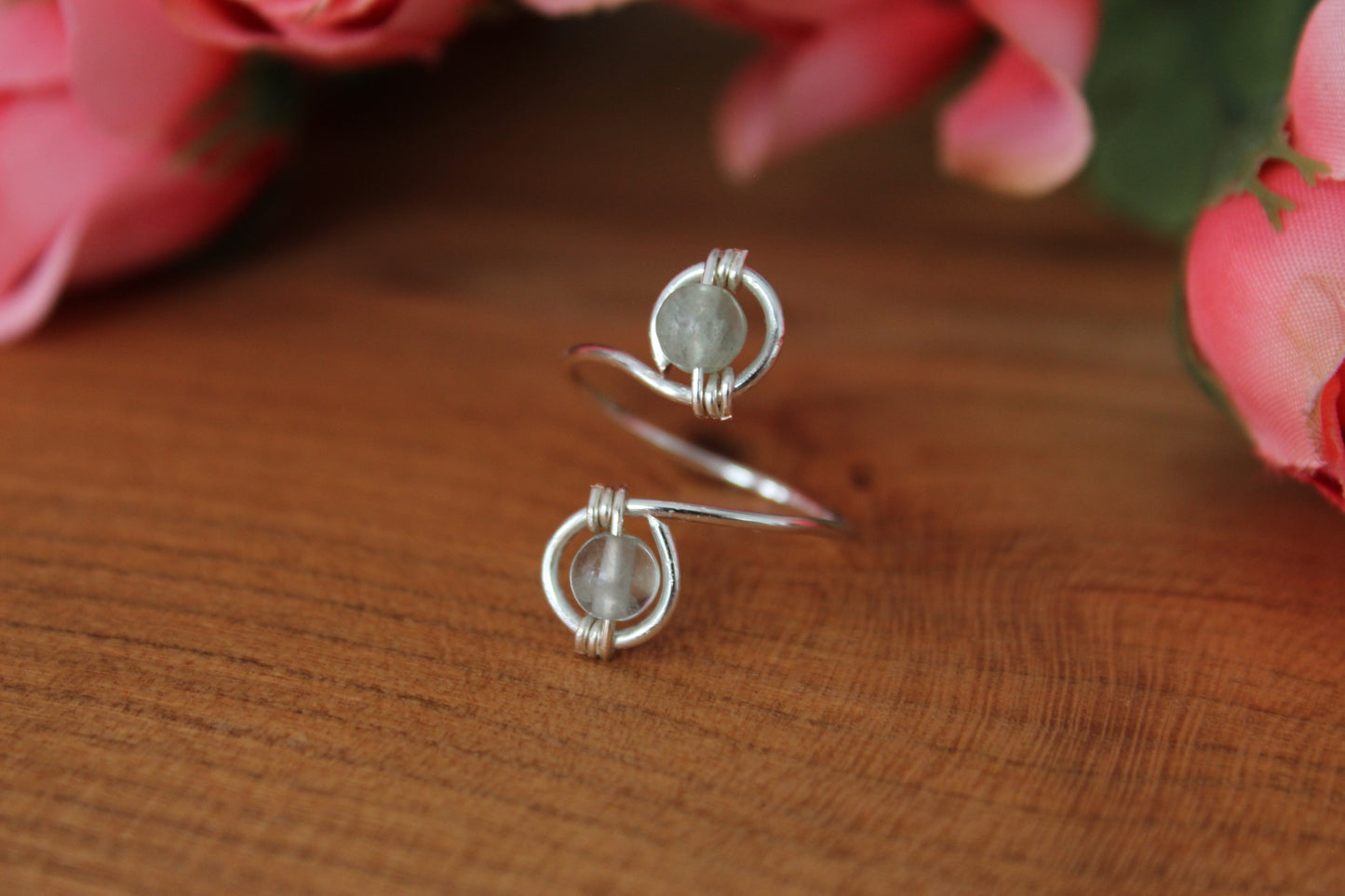 Silver Adjustable Wrap Ring - Aspden & Co Limited Liability Company