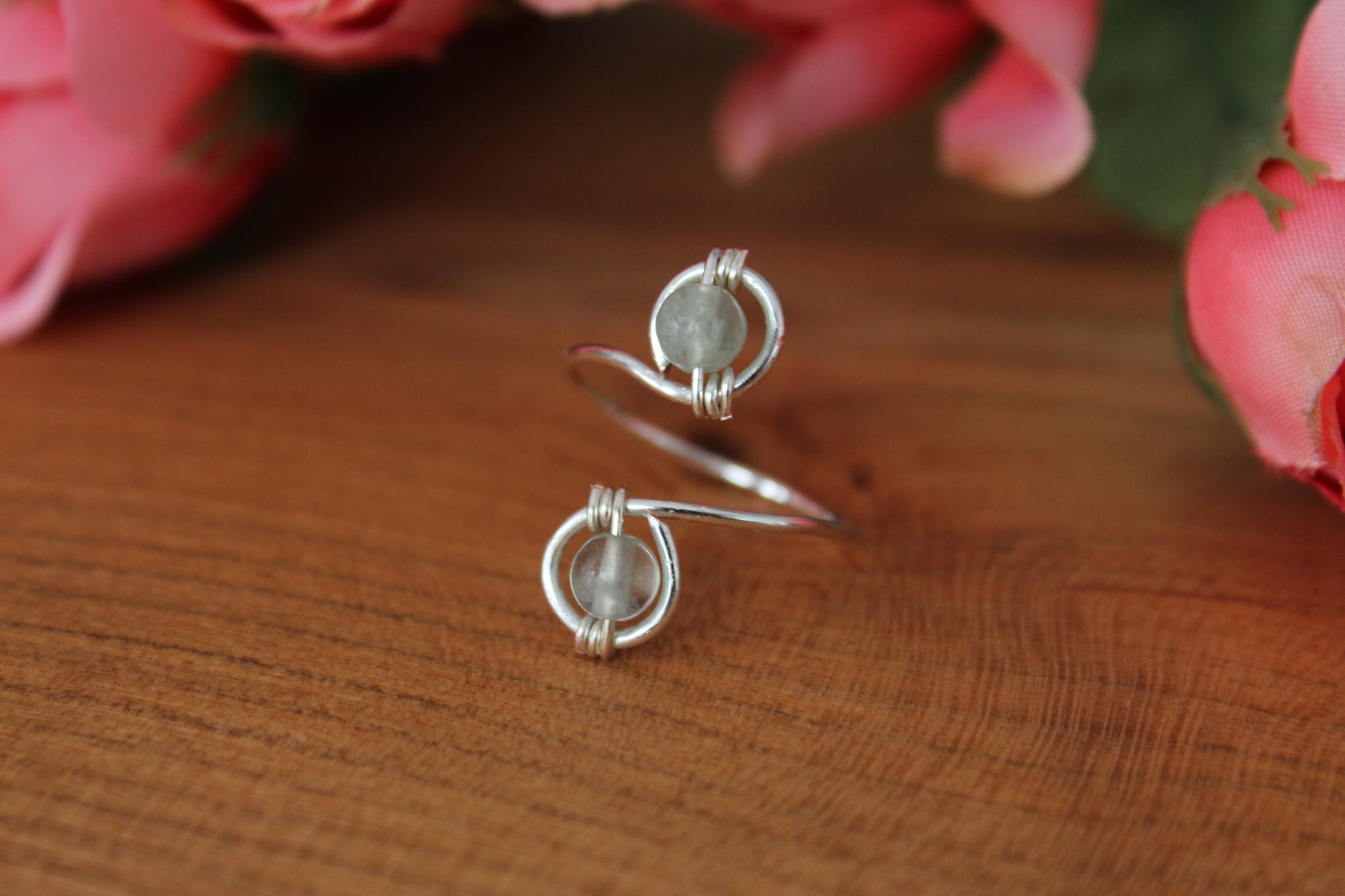 Silver Adjustable Wrap Ring - Aspden & Co Limited Liability Company