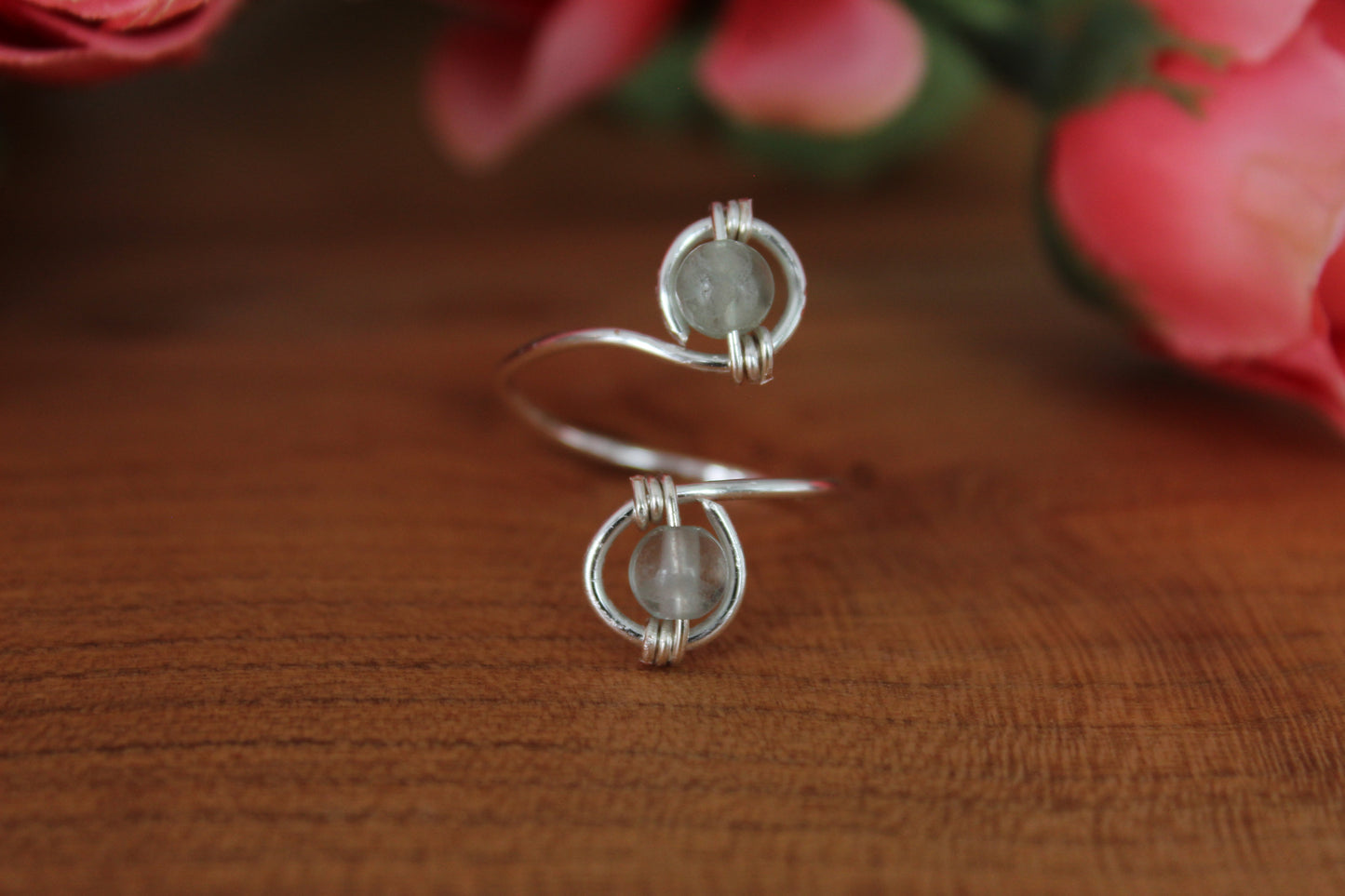 Silver Adjustable Wrap Ring - Aspden & Co Limited Liability Company