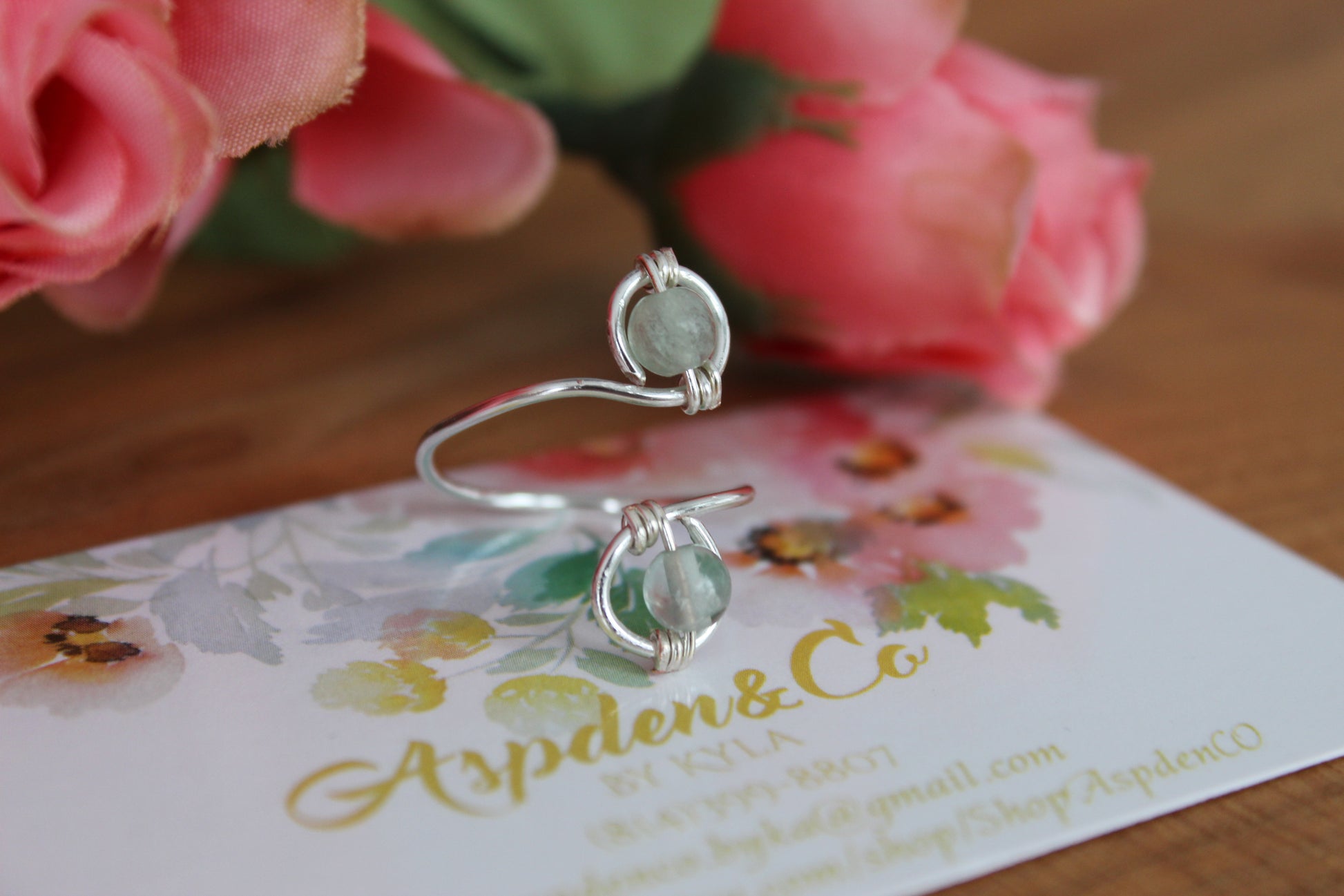 Silver Adjustable Wrap Ring - Aspden & Co Limited Liability Company