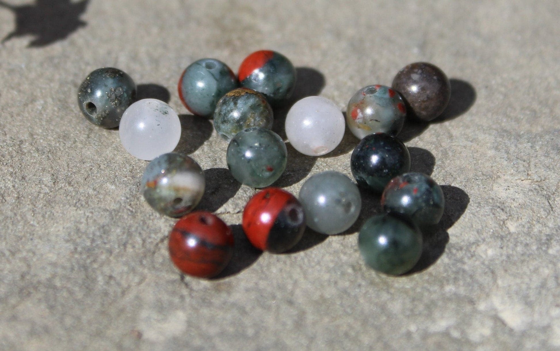 African Bloodstone Wire Wrapped Ring - Aspden & Co Limited Liability Company
