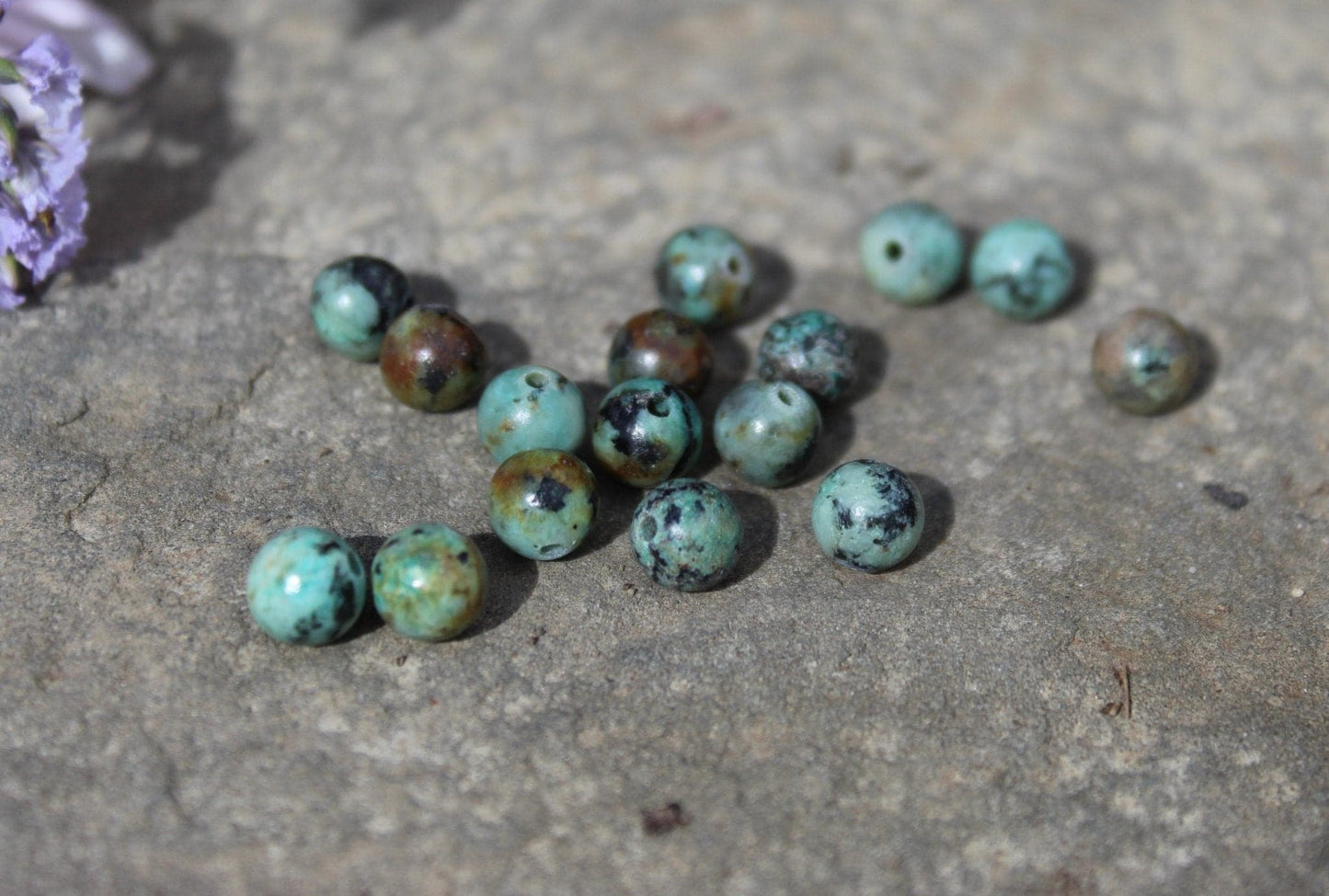 African Turquoise Wire Wrapped Ring - Aspden & Co Limited Liability Company