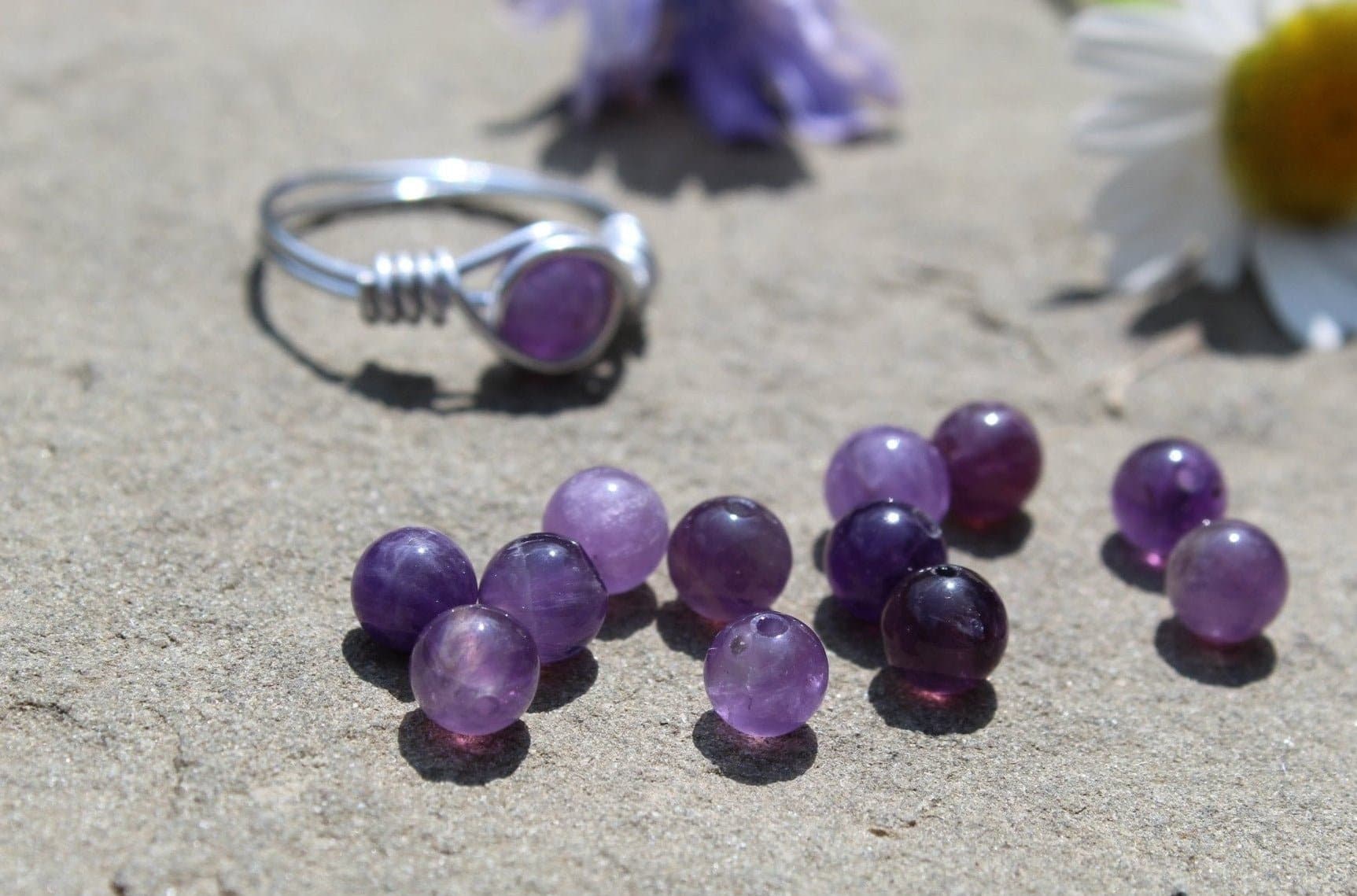 Amethyst Wire Wrapped Ring - Aspden & Co Limited Liability Company