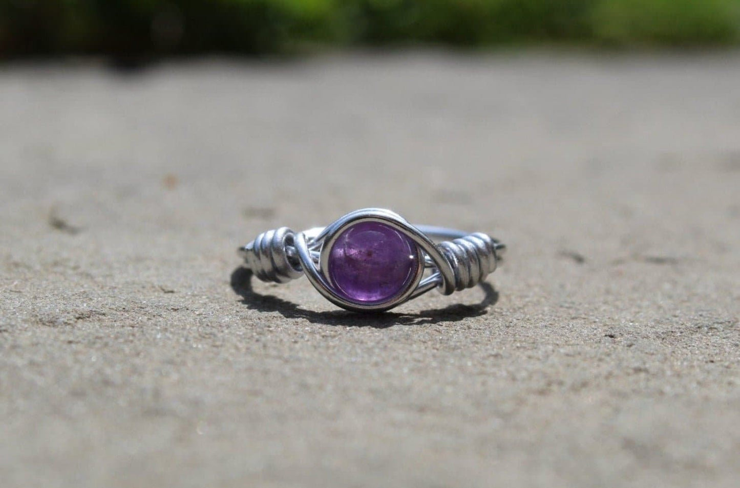Amethyst Wire Wrapped Ring - Aspden & Co Limited Liability Company