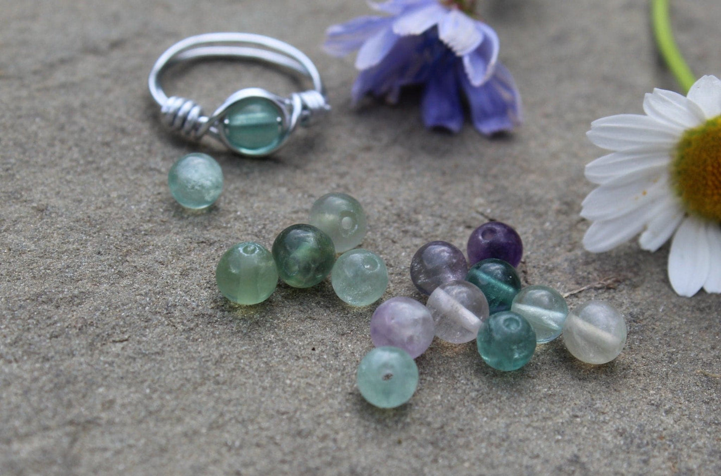 Fluorite Wire Wrapped Ring - Aspden & Co Limited Liability Company
