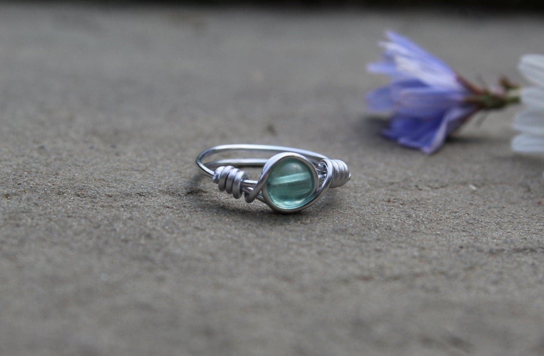 Fluorite Wire Wrapped Ring - Aspden & Co Limited Liability Company