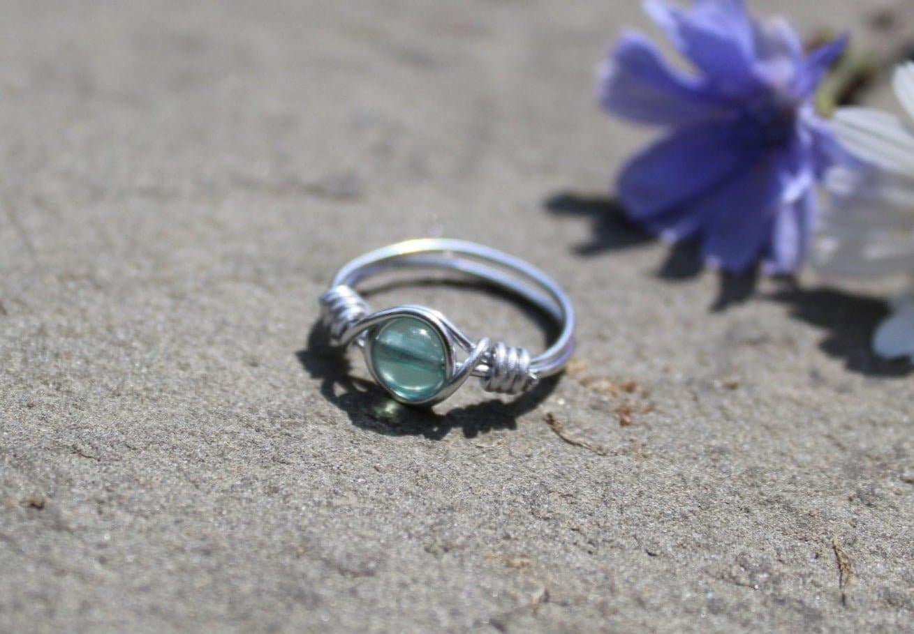 Fluorite Wire Wrapped Ring - Aspden & Co Limited Liability Company
