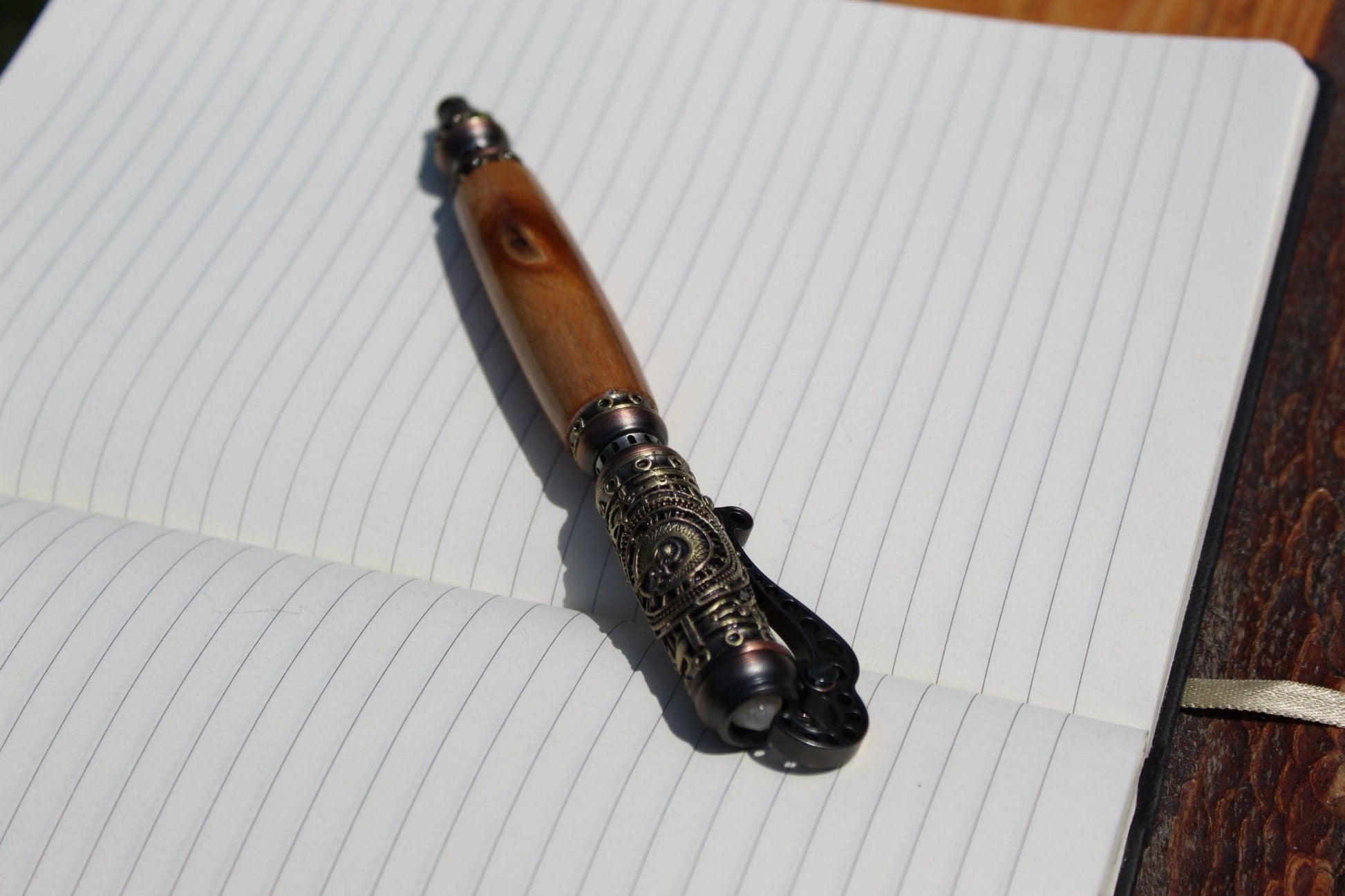 Handmade Steampunk Rollerball Pen - Aspden & Co Limited Liability Company