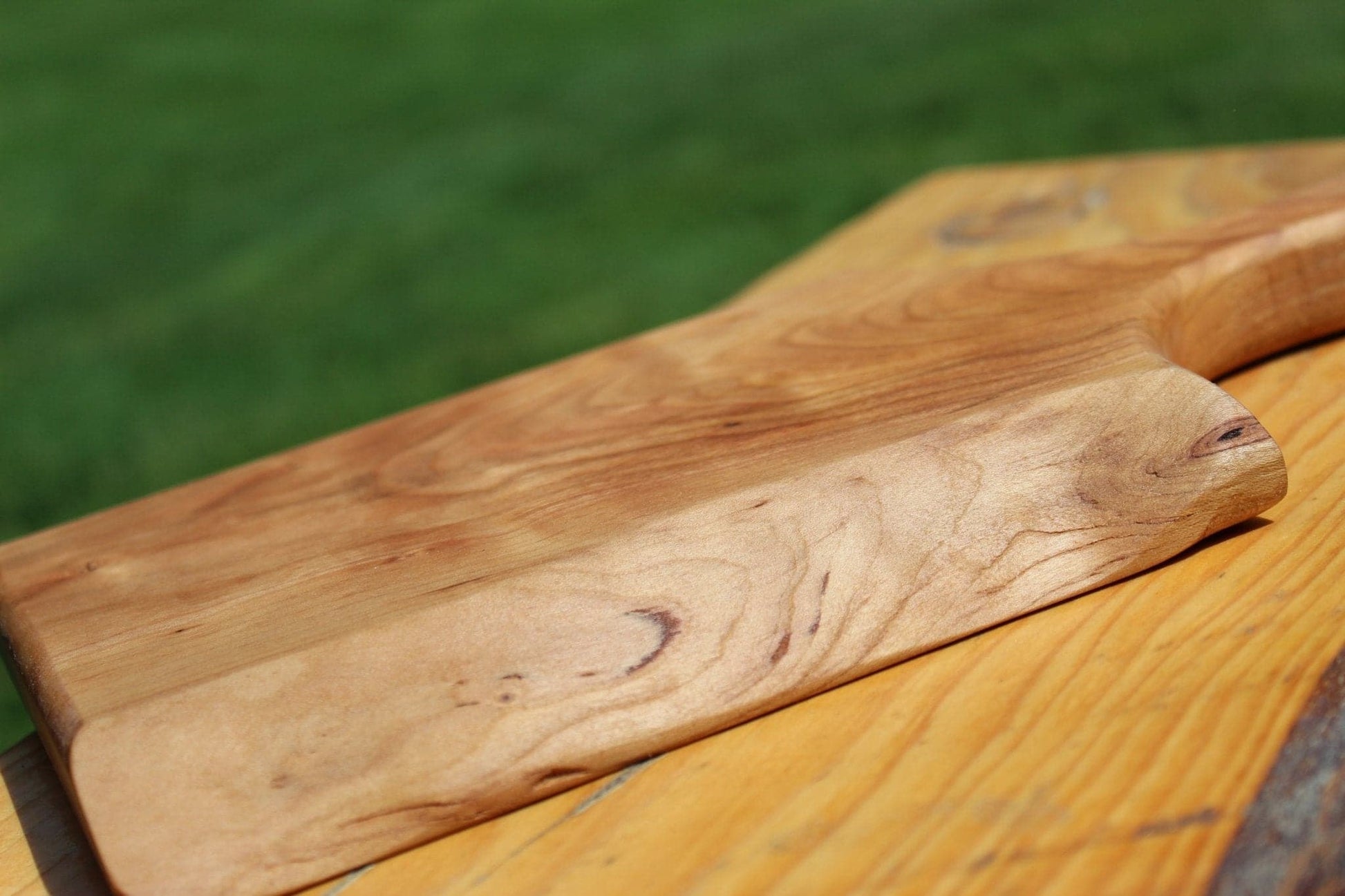 Luxury personalized Cherry Charcuterie board 11 inch by 6 inches - Aspden & Co Limited Liability Company