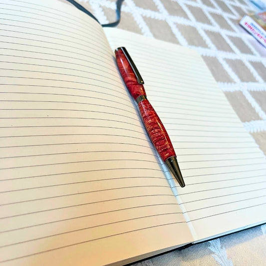 Red Boxed Elder Ballpoint Pen - Aspden & Co Limited Liability Company