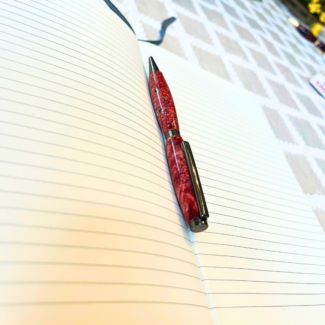 Red Boxed Elder Ballpoint Pen - Aspden & Co Limited Liability Company