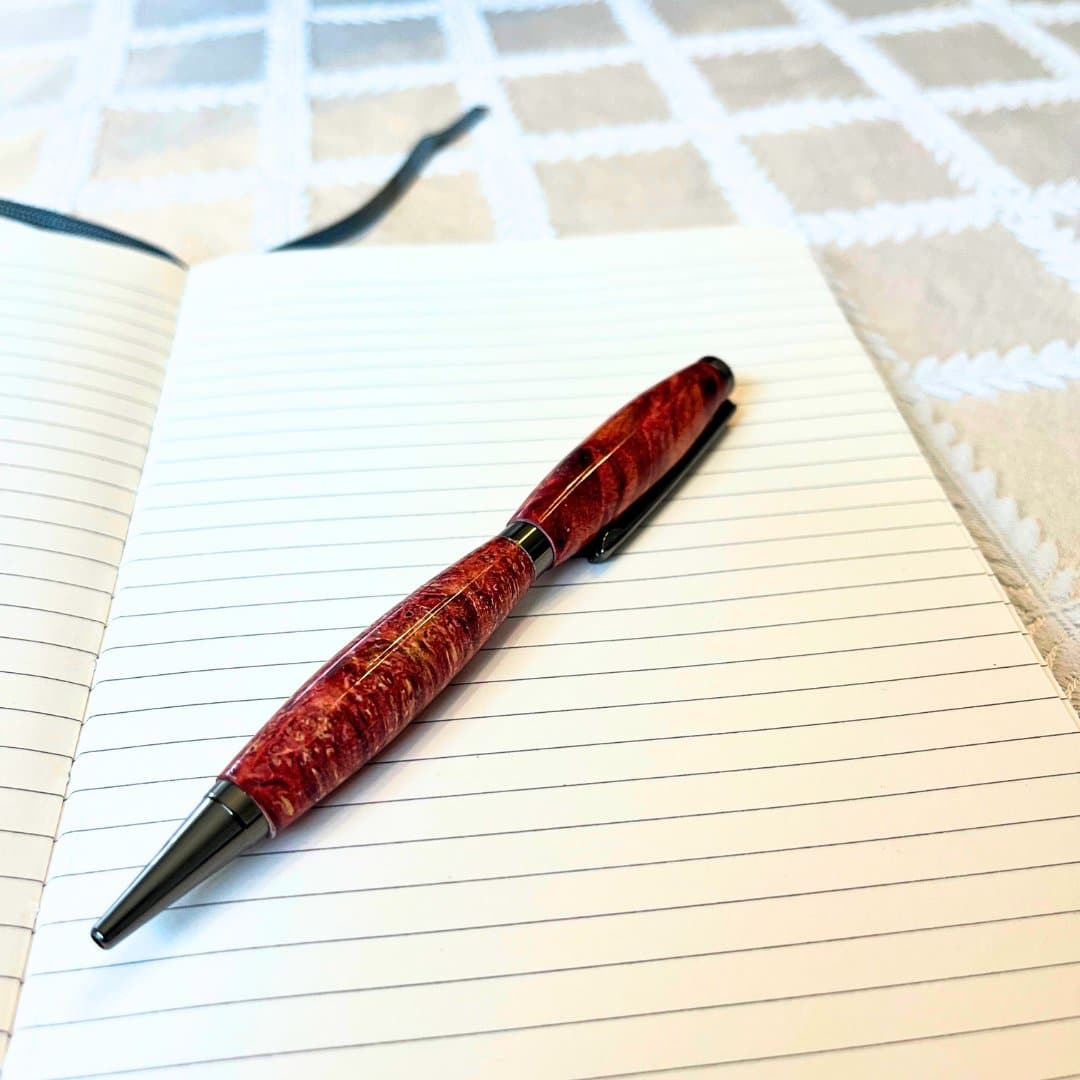 Red Boxed Elder Ballpoint Pen - Aspden & Co Limited Liability Company