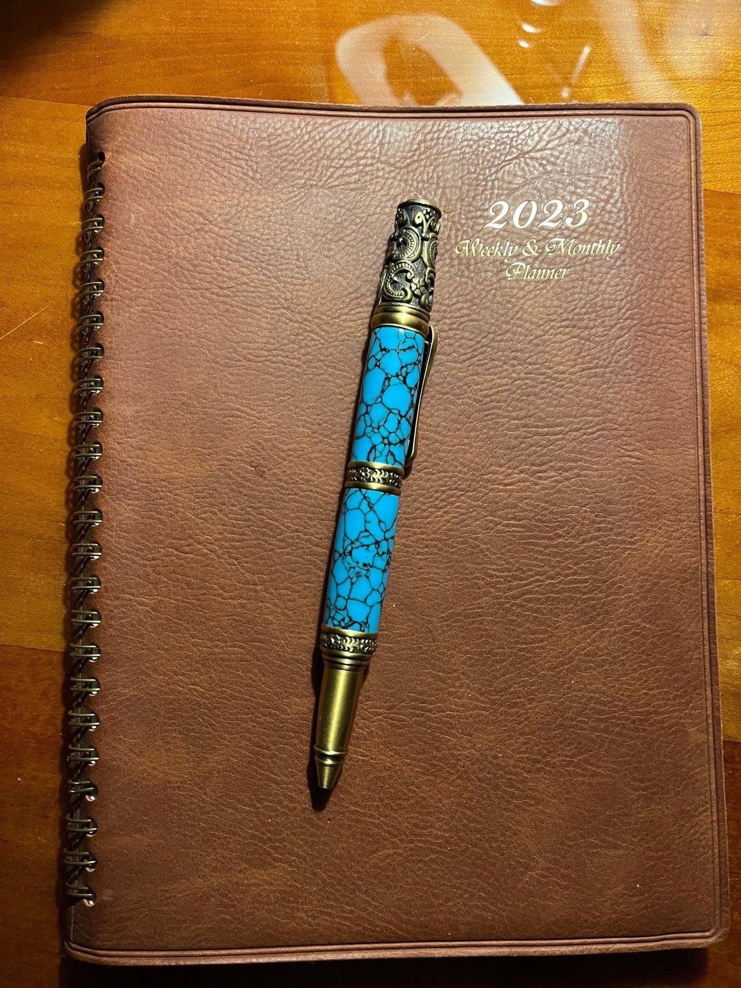 Turquoise Rollerball Pen - Aspden & Co Limited Liability Company