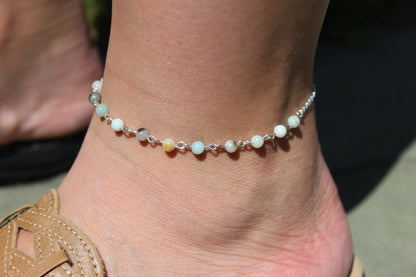 Beaded Wire Anklet