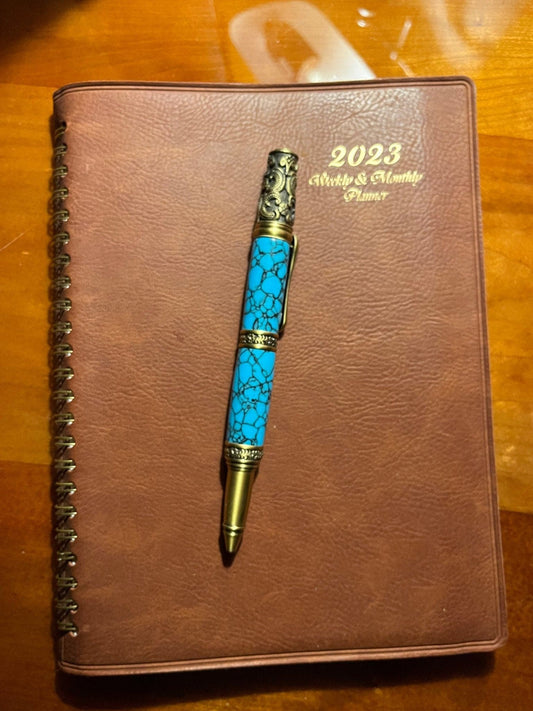 Turquoise Rollerball Pen - Aspden & Co Limited Liability Company